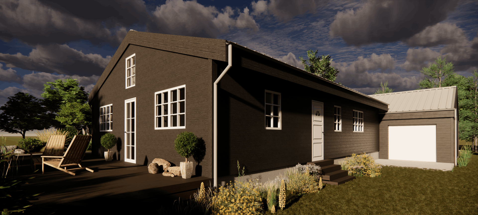 Sort hus (indgang)