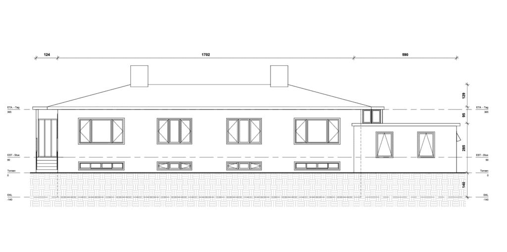 Facade tegning