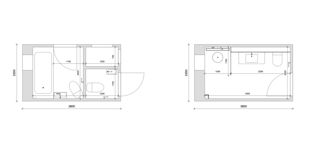 Plantegning (mindre udsnit)